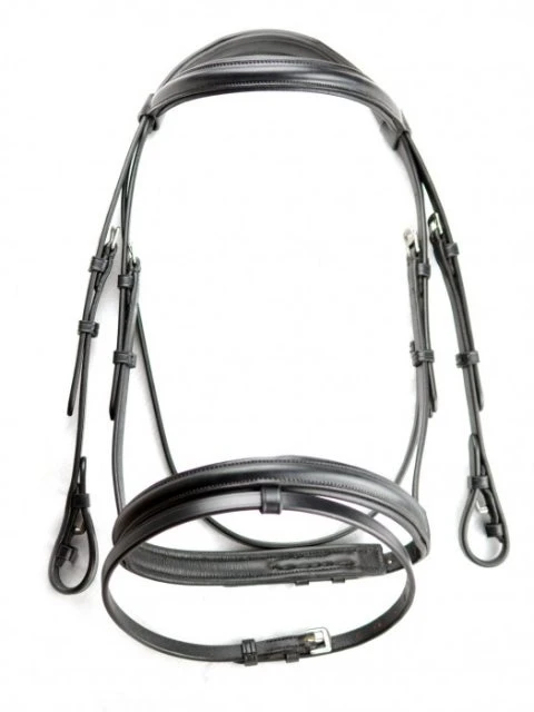 Dever Plain Raised Show Bridle 1 Dever Plain Raised Show Bridle