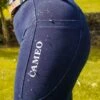 Cameo Equine Showerproof Denim Riding Tights
