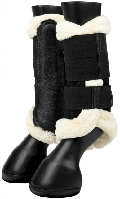 LeMieux Fleece Edged Mesh Brushing Boot 2 LeMieux Fleece Edged Mesh Brushing Boot - Image 2