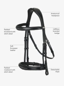 LeMieux Competition Flash Bridle -Equestria Shop 16215g