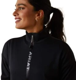 Ariat Breathe 1/2 Zip Sweatshirt - Black -Equestria Shop 16960d