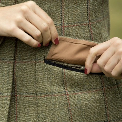 Equetech Launton Deluxe Tweed Riding Jacket 2 Equetech Launton Deluxe Tweed Riding Jacket - Image 2