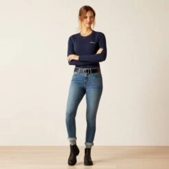 Ariat Subtle T-shirt - Navy -Equestria Shop 18172c