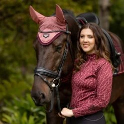 LeMieux Loire Fly Hood - Orchid -Equestria Shop 18240c