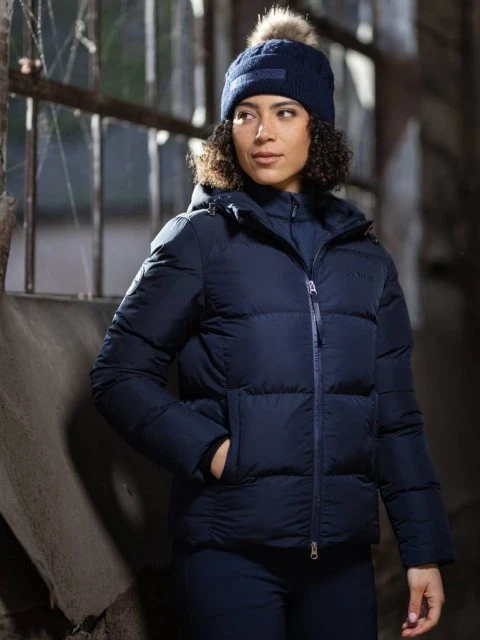 LeMieux Kenza Puffer Jacket - Navy 2 LeMieux Kenza Puffer Jacket - Navy - Image 2