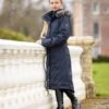 LeMieux Young Rider Long Waterproof Riding Coat - Navy